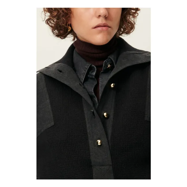 Jersey de lana merina Wysael | Negro