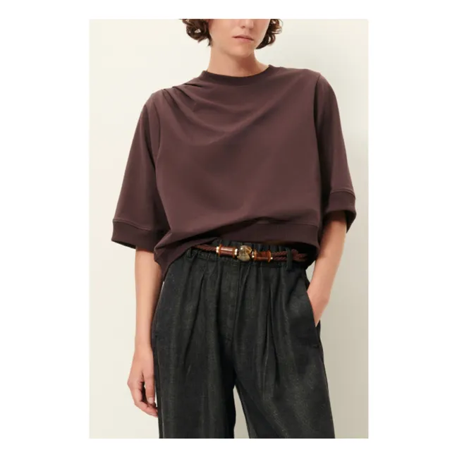 Pova T-shirt | Brown