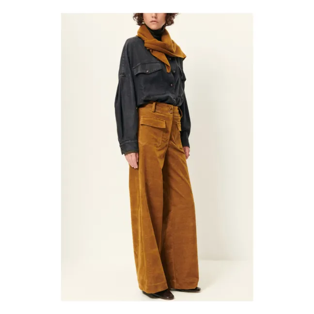 Pantalon Manhastreet Velours Côtelé | Bronze