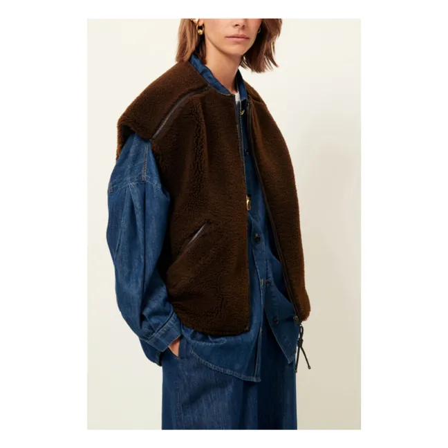 Chaqueta sin mangas Mounty | Marrón