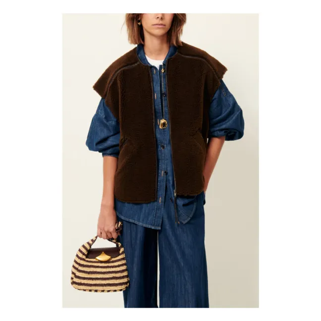 Chaqueta sin mangas Mounty | Marrón