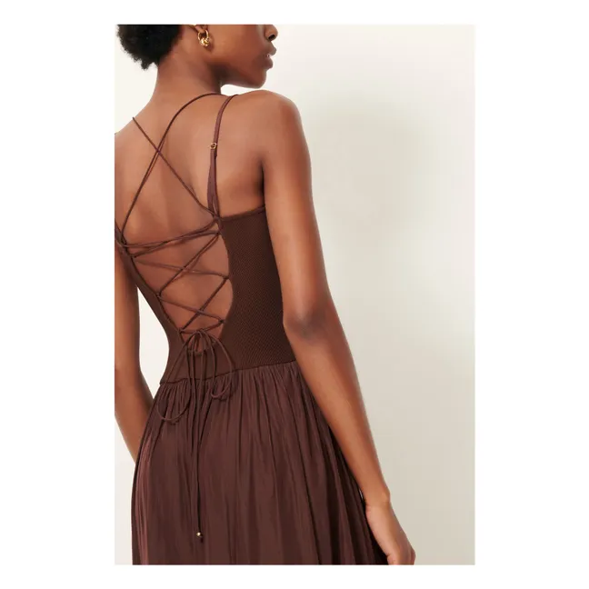 Vestido Sweet Mambo Fibras recicladas | Marrón