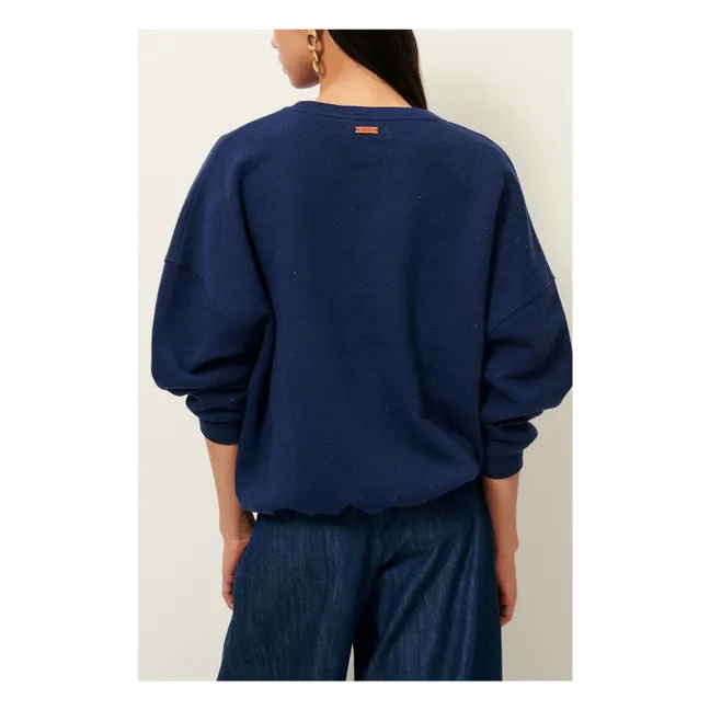 Felpa in cotone Chebbi | Blu marino