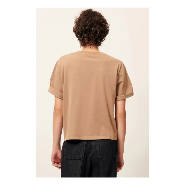 Sergio Baumwoll-T-Shirt | Beige