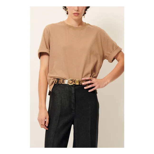 T-shirt in cotone Sergio | Beige