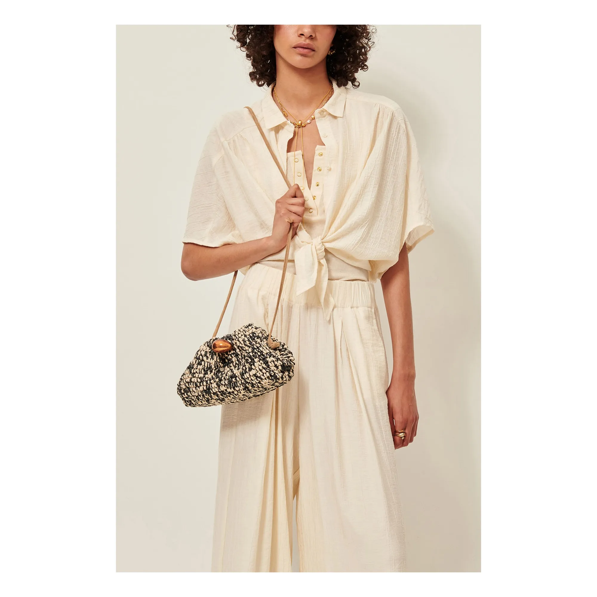 Blouse Alfassa | Ecru- Image produit n°1