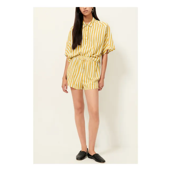 Short Rayures Agde | Jaune