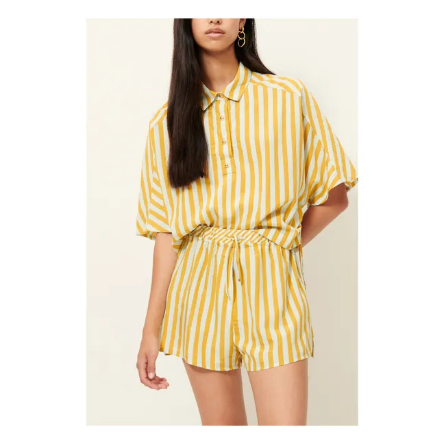 Short Rayures Agde | Jaune