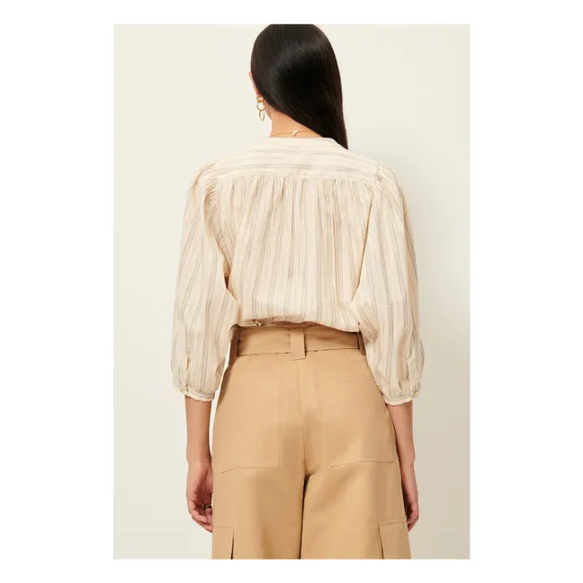 Blusa A View Rayas | Azul Cielo