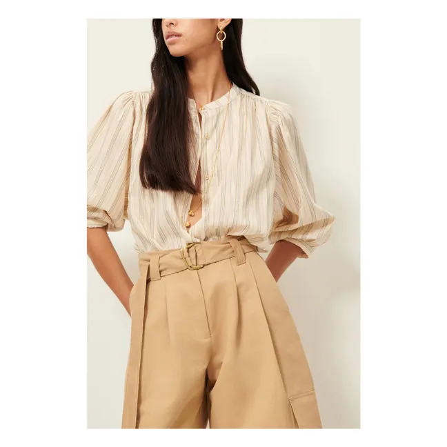 Blusa A View Rayas | Azul Cielo