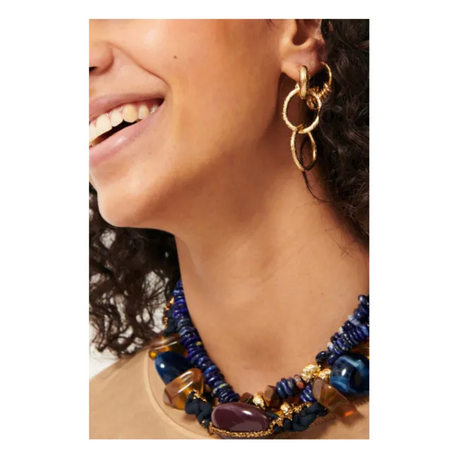 Boucles d'Oreilles Glenn | Doré