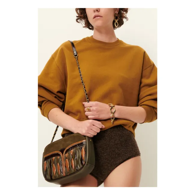 Divine Suede Bag | Khaki