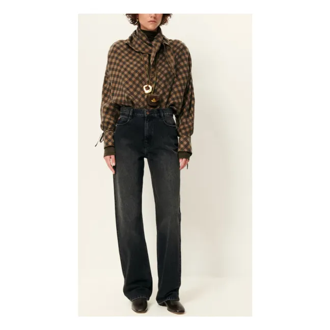 Hemd Armanchecks Kariert | Khaki