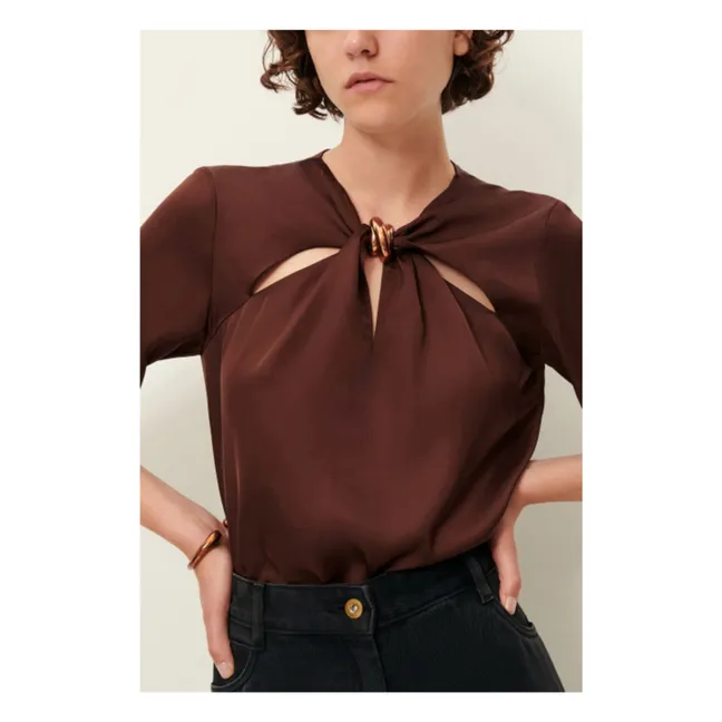 Bluse Amaya | Braun
