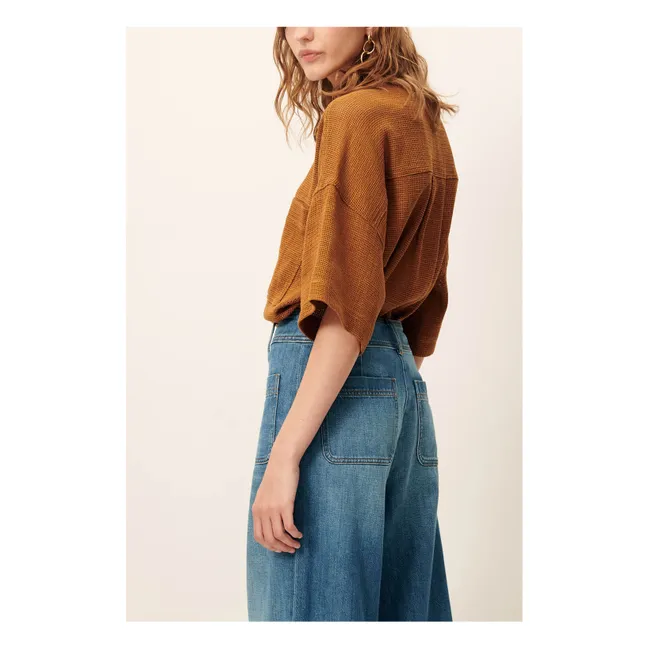 Paulo Cotton Sweater | Amber
