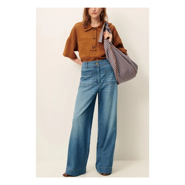 Paulo Cotton Sweater | Amber