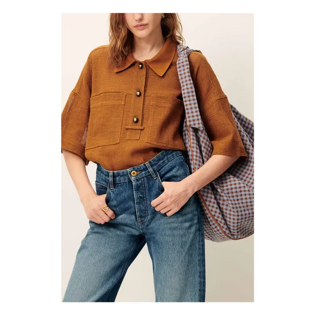 Paulo Cotton Sweater | Amber
