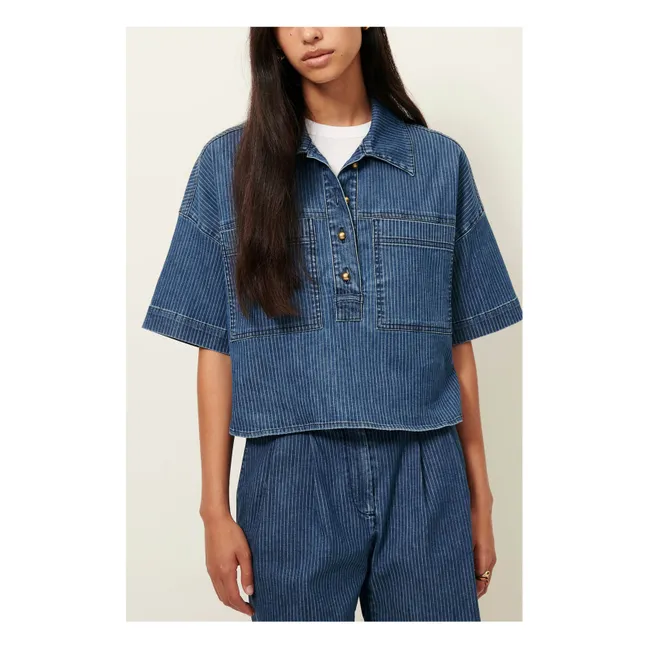 Camisa Newport Stripes | Azul