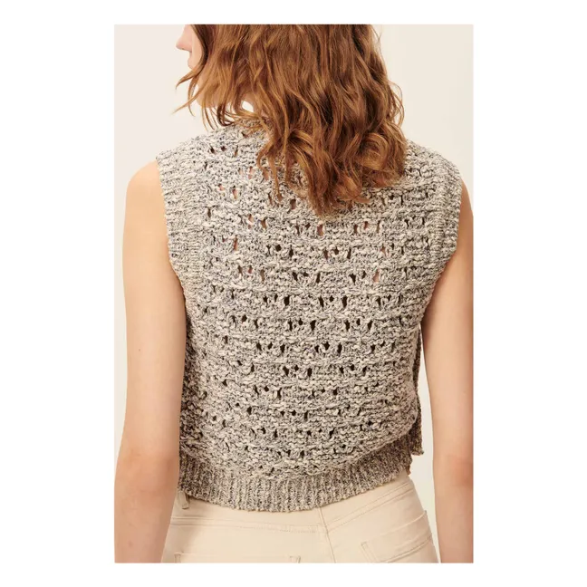 Pull Sans Manches Maranhao | Bleu gris