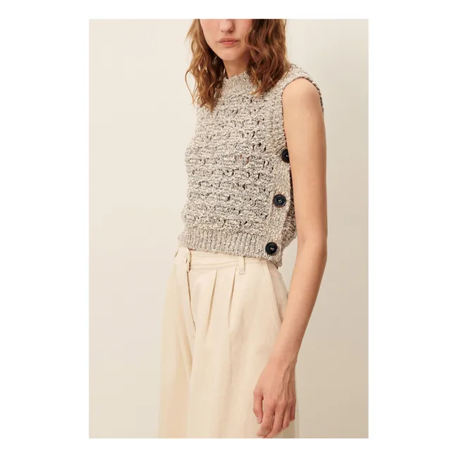 Pull Sans Manches Maranhao | Bleu gris