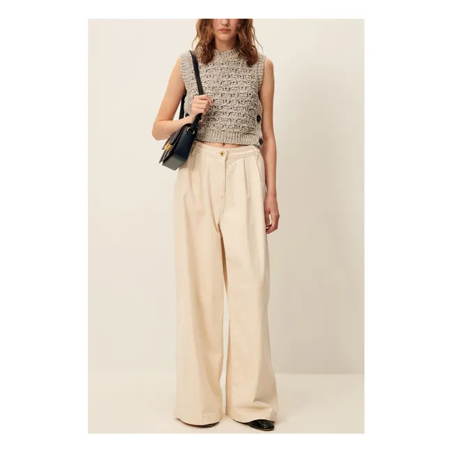 Pull Sans Manches Maranhao | Bleu gris