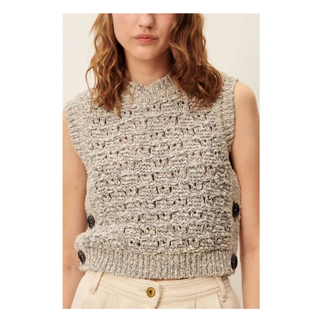 Pull Sans Manches Maranhao | Bleu gris