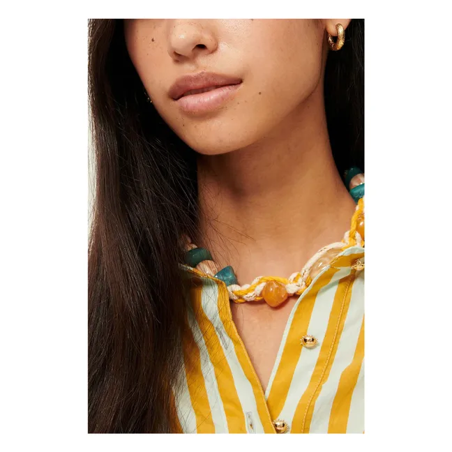 Camisa Lido Stripes | Amarillo