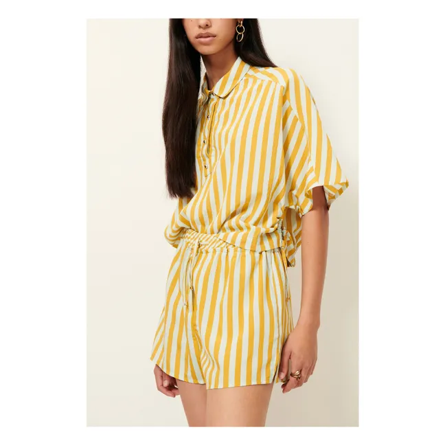 Lido Stripes Shirt | Yellow