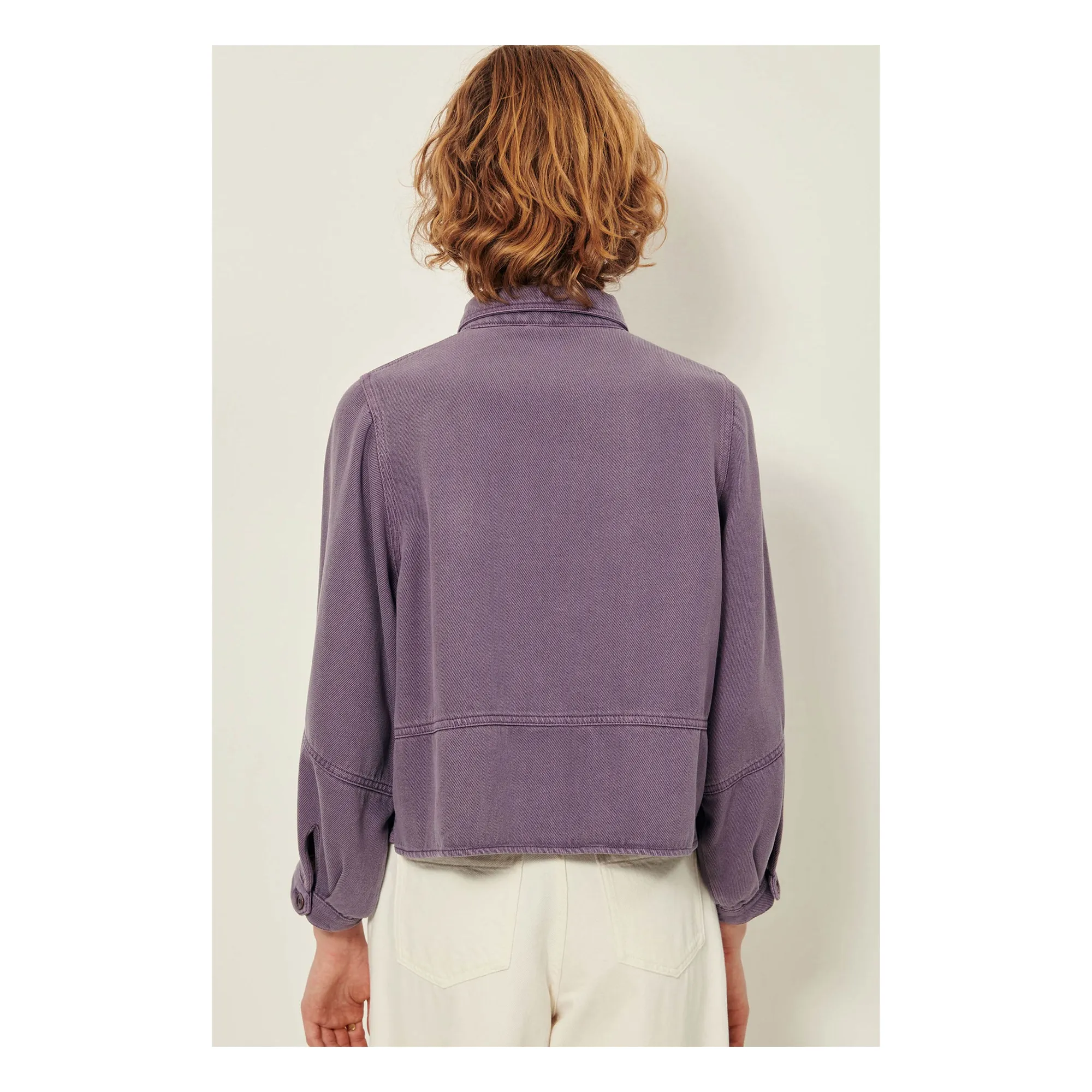Surchemise Leone | Violet- Image produit n°5