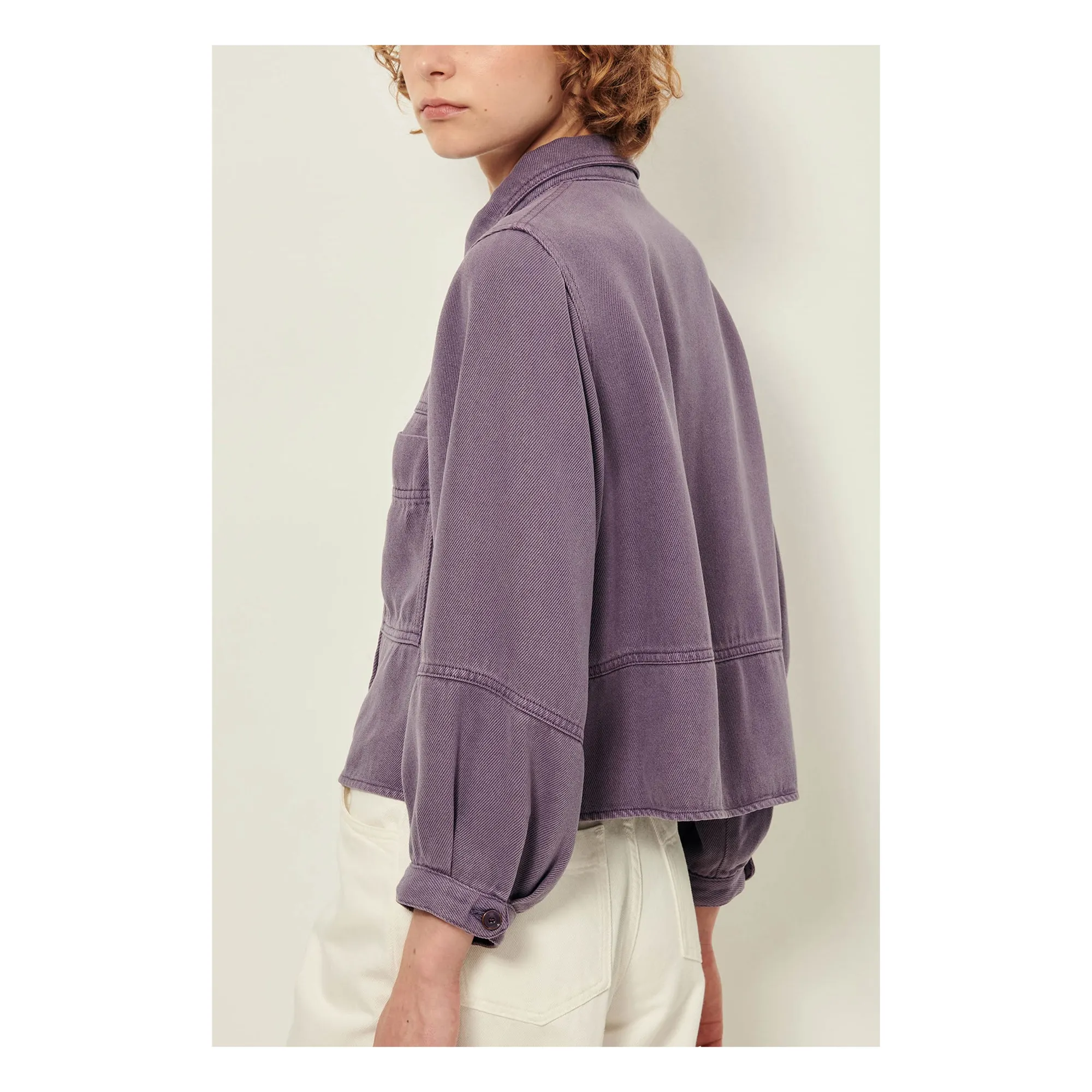 Surchemise Leone | Violet- Image produit n°4