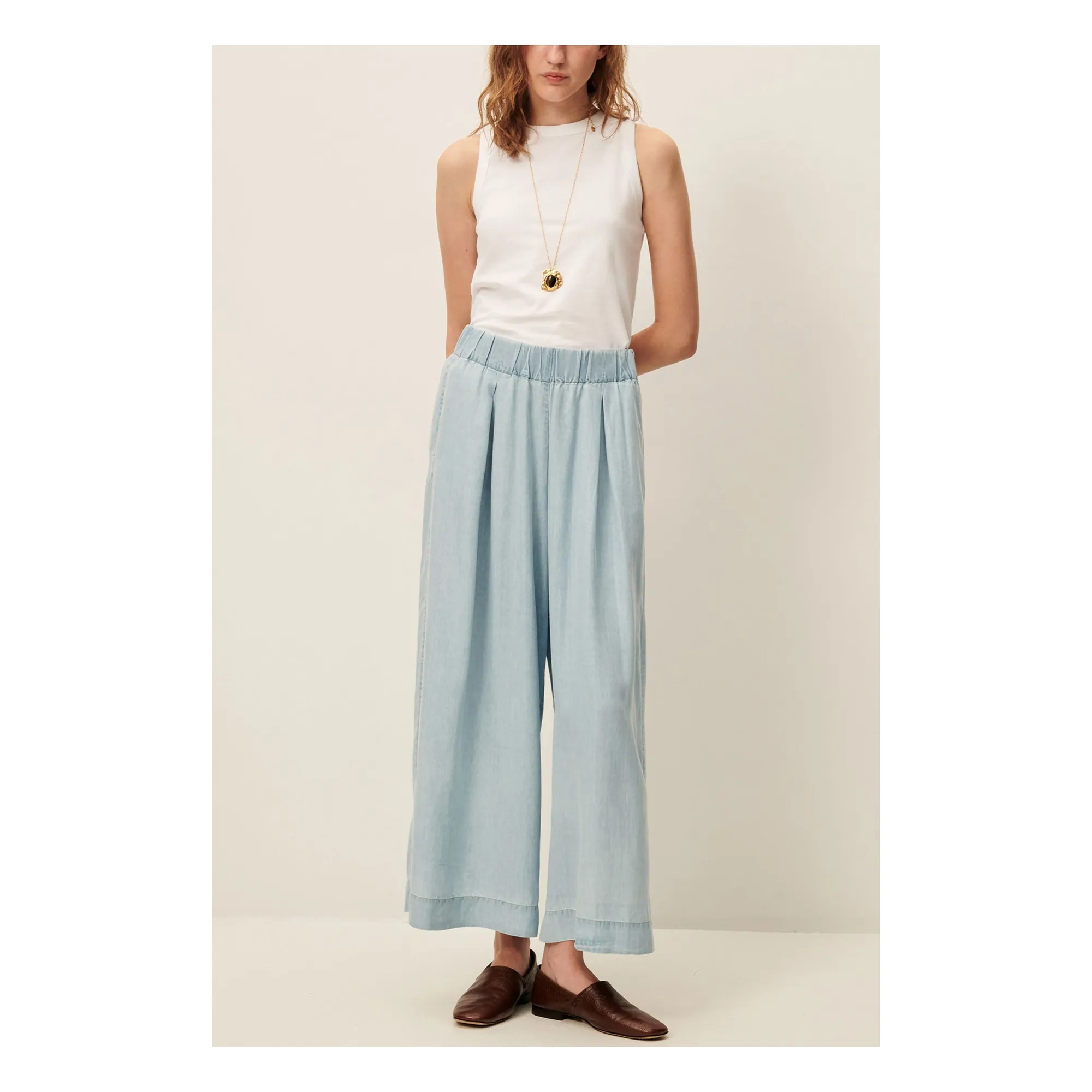 Pantalon Islanim | Bleu ciel- Image produit n°1