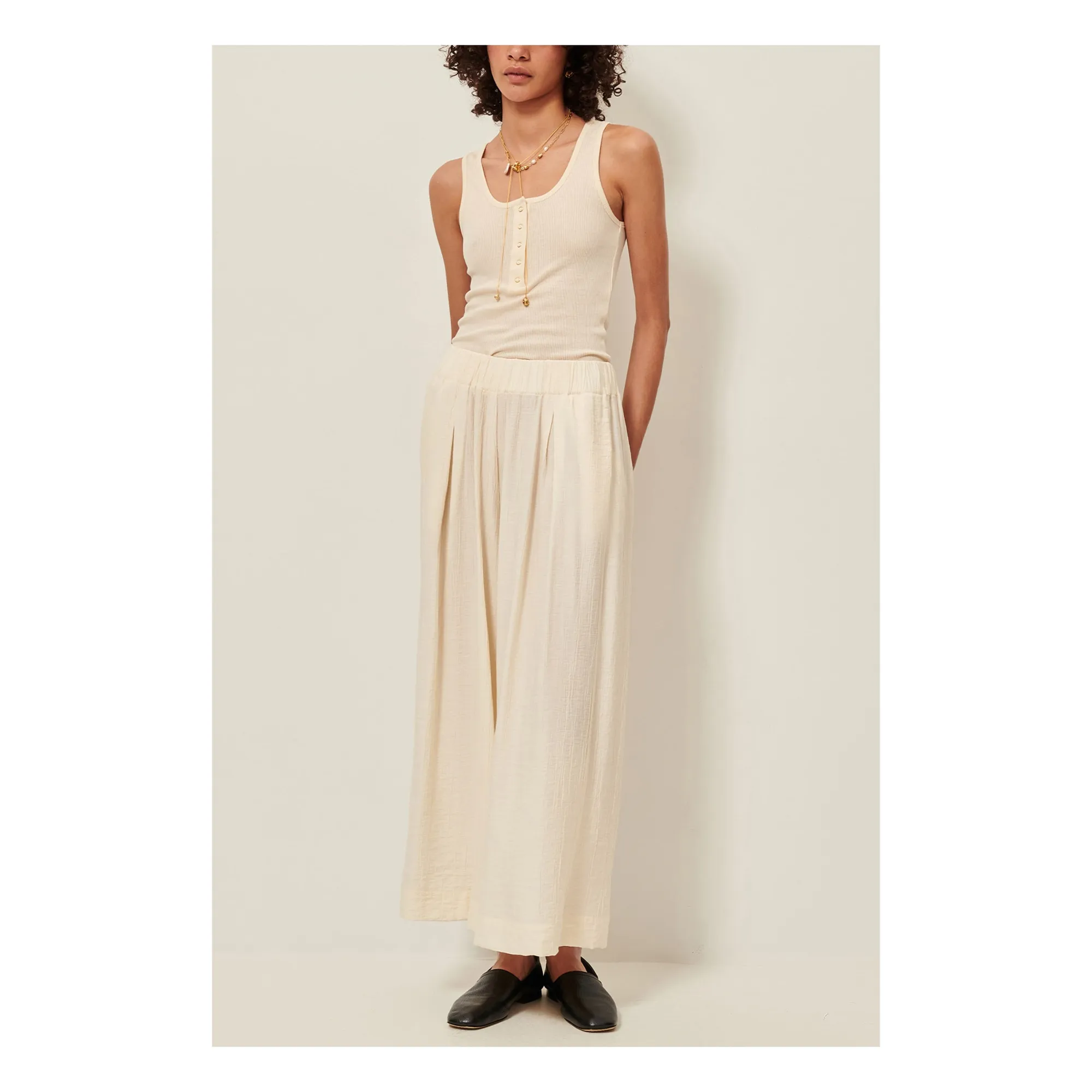 Pantalon Isla Minima | Ecru- Image produit n°1