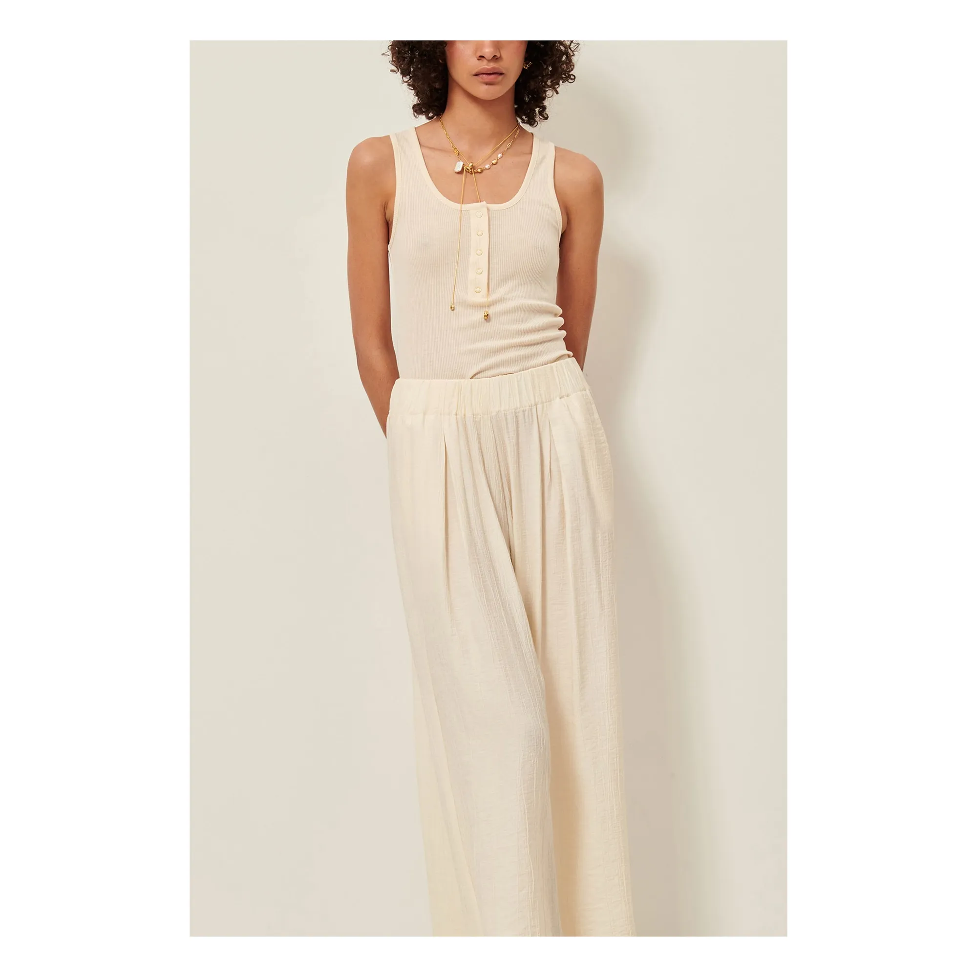 Pantalon Isla Minima | Ecru- Image produit n°2