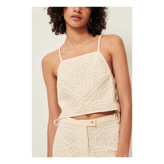 Camiseta de algodón Haydee | Crudo