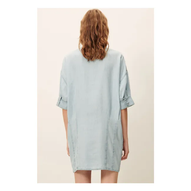 Fresqua Denim Dress | Light blue