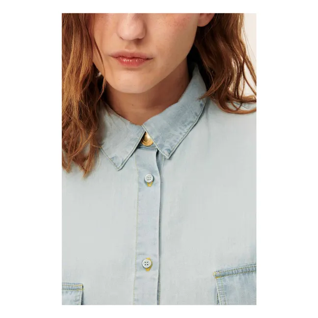 Fresqua Denim Dress | Light blue