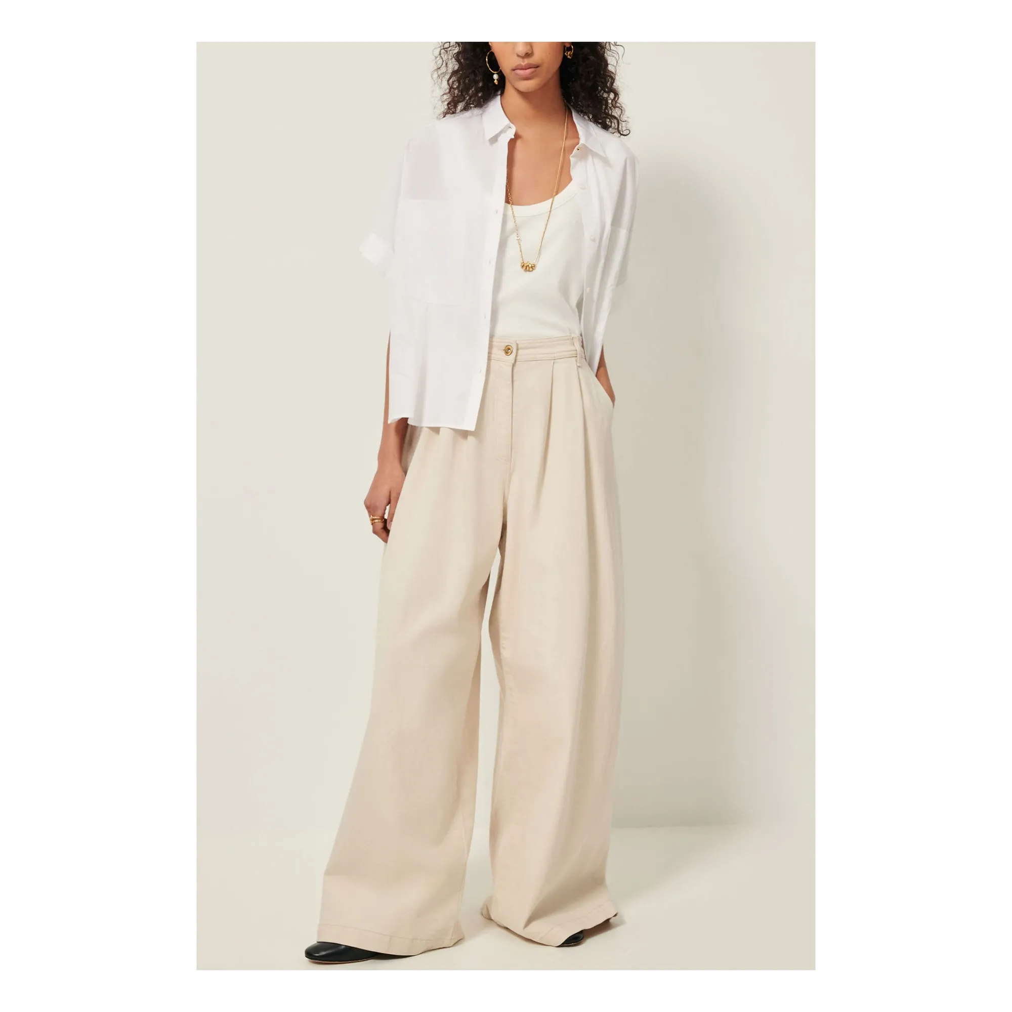 Chemise Coton Dellord | Blanc- Image produit n°5