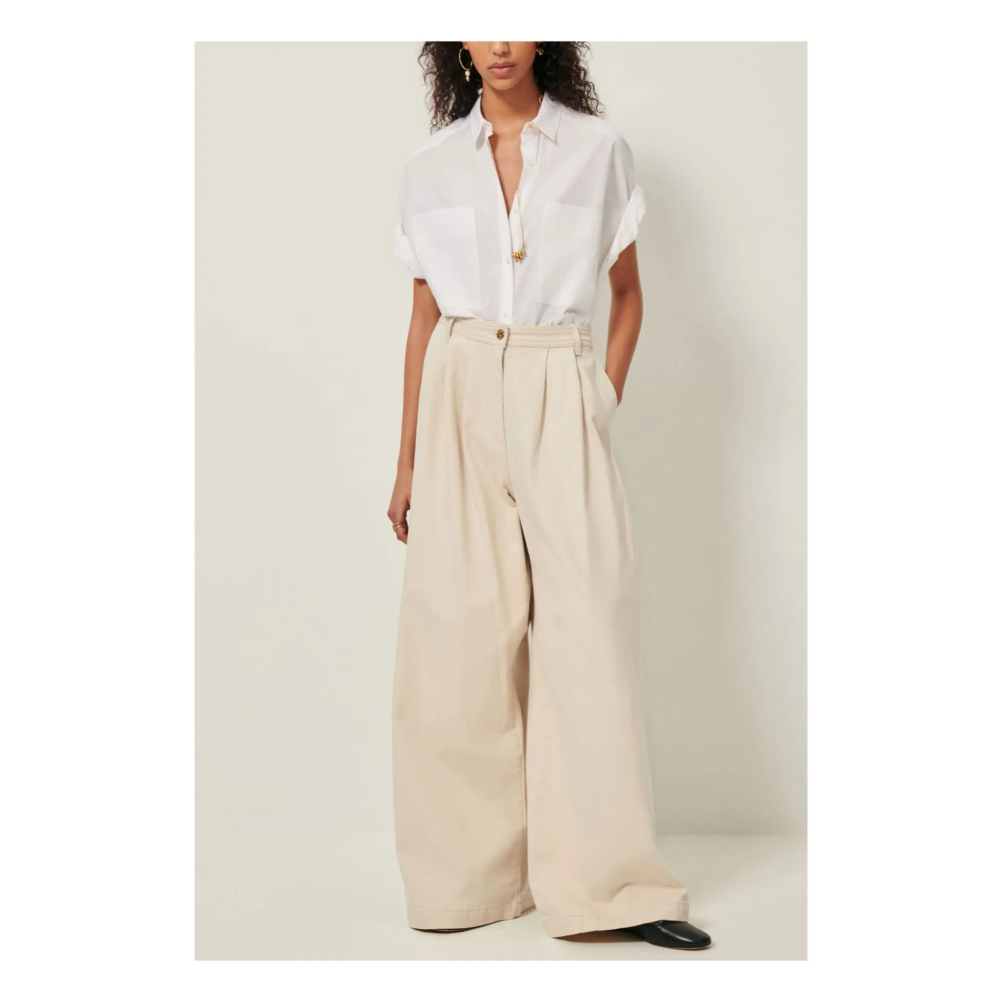 Chemise Coton Dellord | Blanc- Image produit n°4