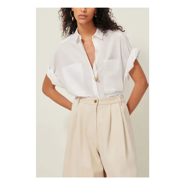 Dellord Cotton Shirt | White