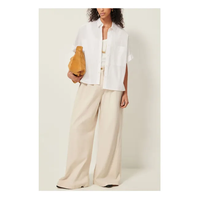 Camisa Dellord de algodón | Blanco