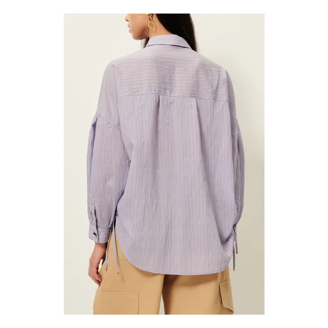 Danie Stripes Shirt | Lilac