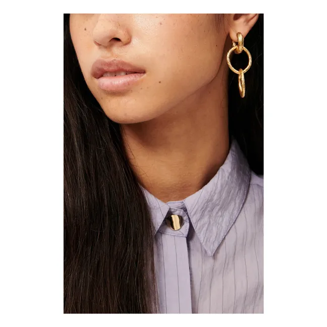 Chemise Rayures Danie | 	Lilas