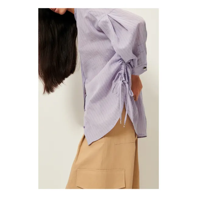 Danie Stripes Shirt | Lilac