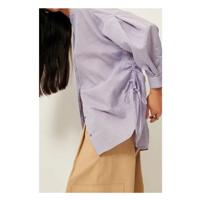 Chemise Rayures Danie | 	Lilas