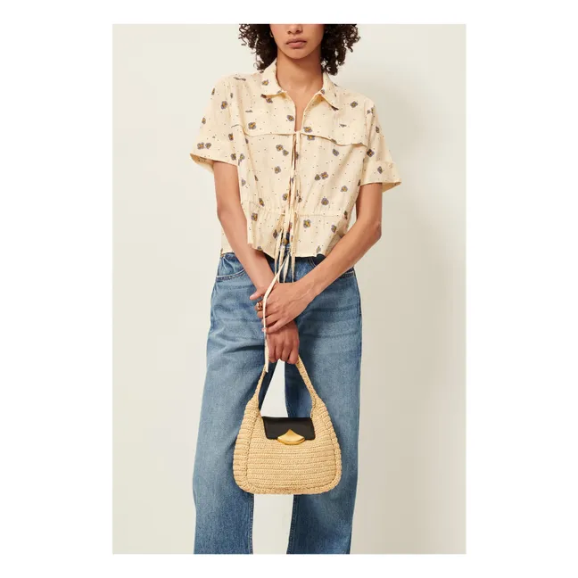 Blusa chiavari de algodón | Crema