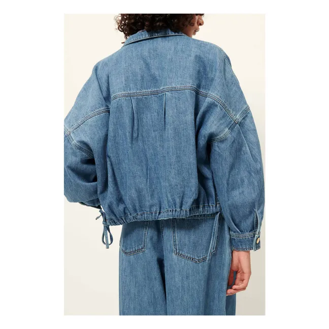 Cazanim Cotton Jacket | Blue
