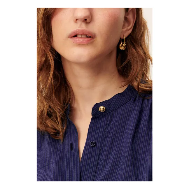 Camille blouse | Navy blue