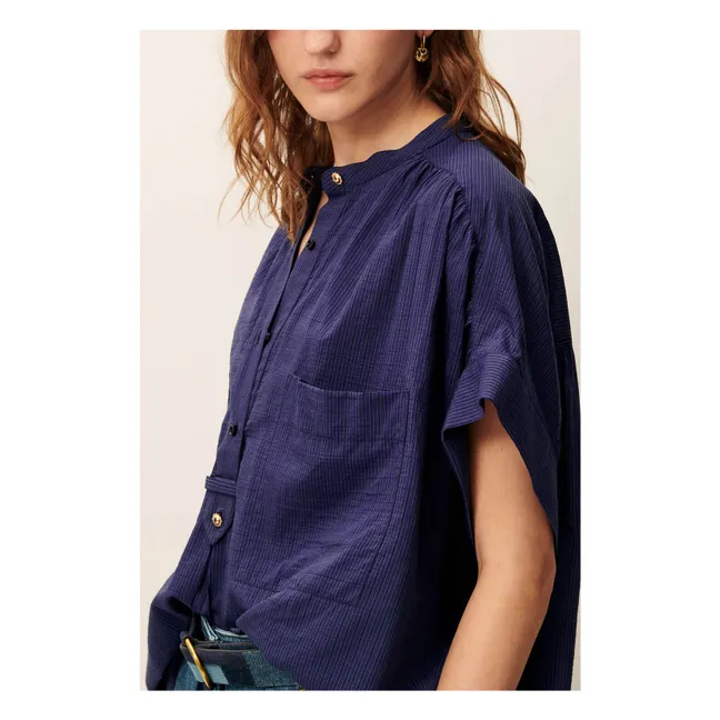 Blouse Camille | Bleu marine