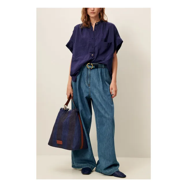 Blouse Camille | Bleu marine