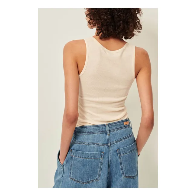 Camargo tank top | Ecru